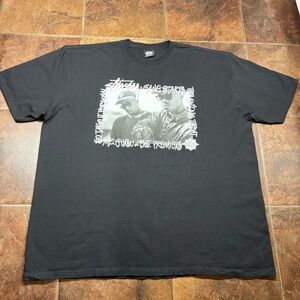 Stussy Gang Starr Hip-Hop Graphic T-Shirt Black XL (2009-2011)